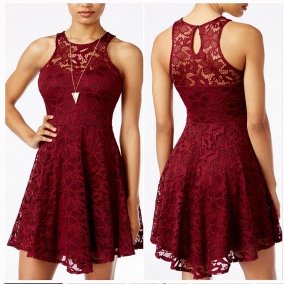 ✨ Material Girl Lace Skater Dress✨ - Picture 1 of 3